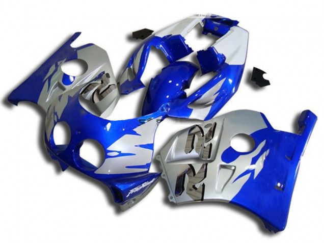 1990-1998 Blue Silver and White Honda CBR250RR Fairings