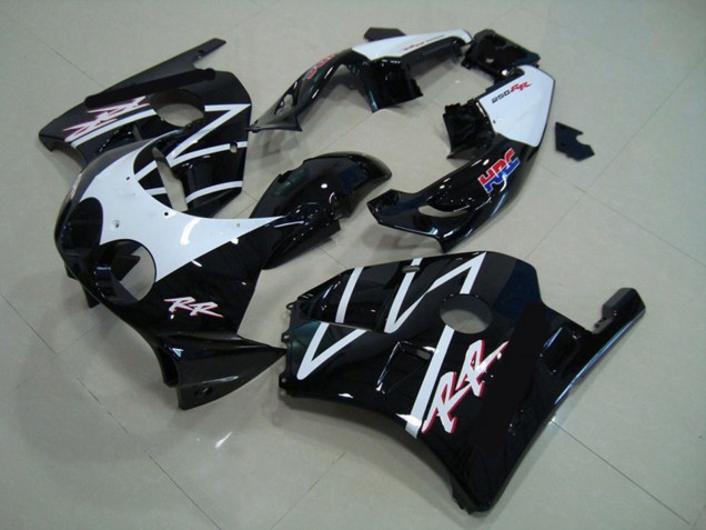 1990-1998 White Black HRC Honda CBR250RR Fairings