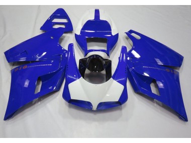 1993-2005 Gloss Blue & White Ducati 996 748 916 998 Fairings