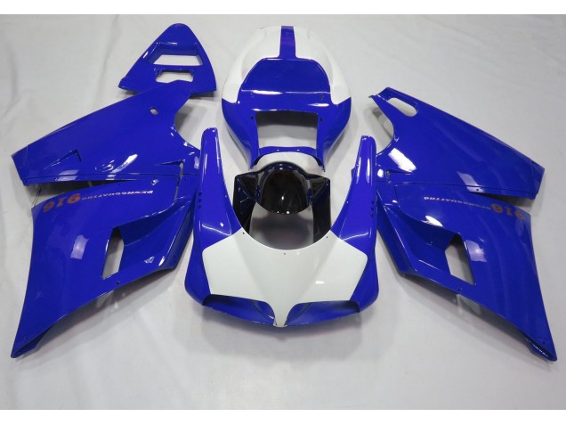 1993-2005 Gloss Blue & White Ducati 996 748 916 998 Fairings