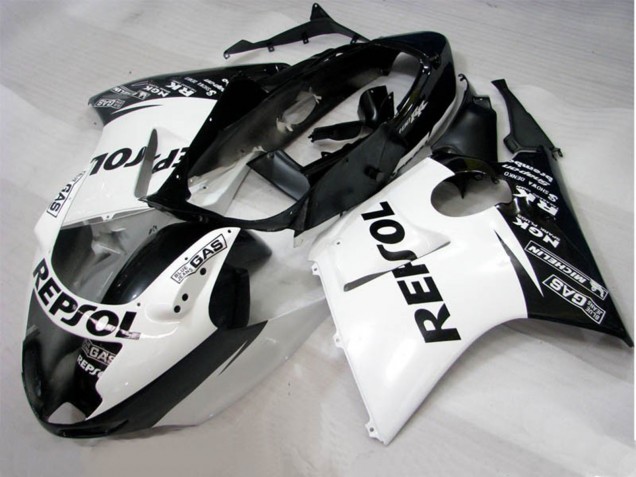 1996-2007 Black White Repsol Honda CBR1100XX Fairings