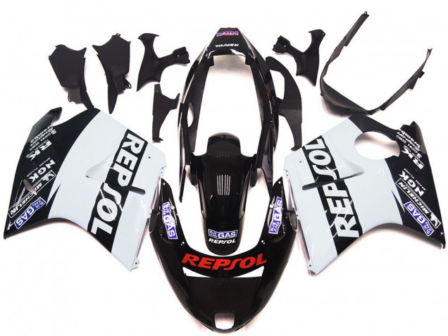 1996-2007 White Repsol Gloss Honda CBR1100XX Fairings