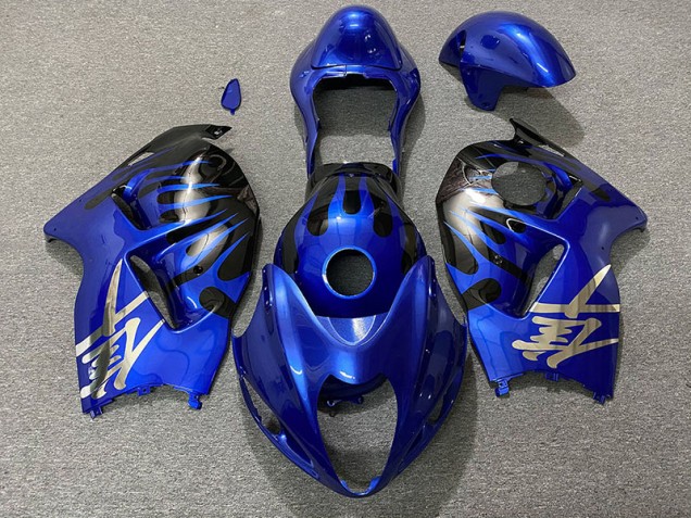 1997-2007 Deep Blue and Black Suzuki GSXR 1300 Fairings 1997-2007 Deep Blue and Black Suzuki GSXR 1300 Fairings
