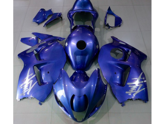1997-2007 Gloss Blue & Silver Suzuki GSXR 1300 Fairings 1997-2007 Gloss Blue & Silver Suzuki GSXR 1300 Fairings