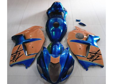 1997-2007 Gloss Blue and Desert Tan Suzuki GSXR 1300 Fairings