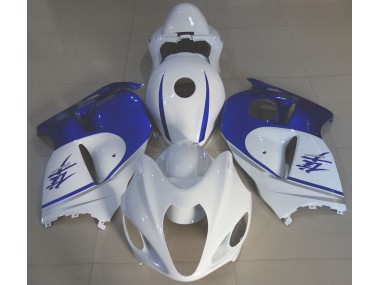 1997-2007 Gloss White & Deep Blue Suzuki GSXR 1300 Fairings