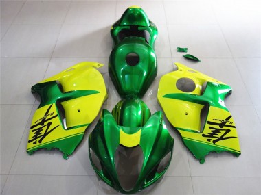 1997-2007 Green and Yellow Suzuki GSXR 1300 Fairings