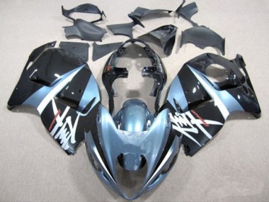 1997-2007 Light Blue and Black Suzuki GSXR 1300 Fairings