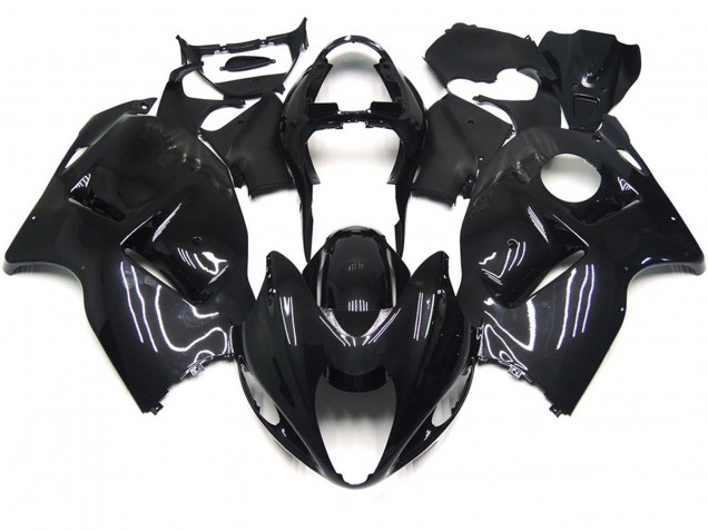 1997-2007 Plain Black Gloss Suzuki GSXR 1300 Fairings 1997-2007 Plain Black Gloss Suzuki GSXR 1300 Fairings