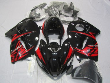 1997-2007 Red and Gloss Black Suzuki GSXR 1300 Fairings