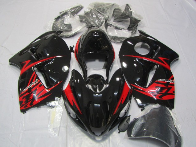 1997-2007 Red and Gloss Black Suzuki GSXR 1300 Fairings 1997-2007 Red and Gloss Black Suzuki GSXR 1300 Fairings