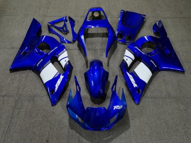 1998-2002 Blue White Design Yamaha R6 Fairings