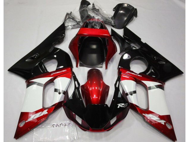 1998-2002 Metallic Red Yamaha R6 Fairings 1998-2002 Metallic Red Yamaha R6 Fairings