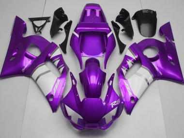 1998-2002 Purple & White Yamaha R6 Fairings