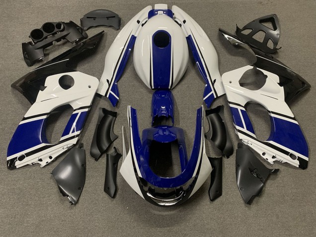 1998-2007 Dark Blue and white Yamaha YZF600 Fairings 1998-2007 Dark Blue and white Yamaha YZF600 Fairings
