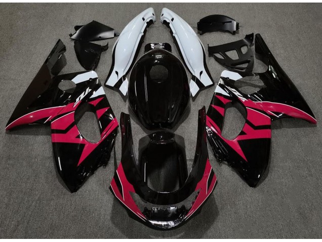 1998-2007 Gloss Black Red and White Yamaha YZF600 Fairings 1998-2007 Gloss Black Red and White Yamaha YZF600 Fairings