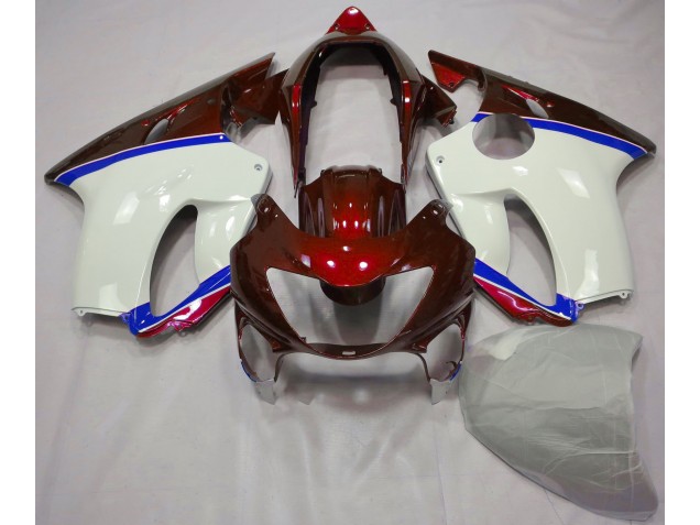 1999-2000 Deep Red and Blue Honda CBR600 F4 Fairings