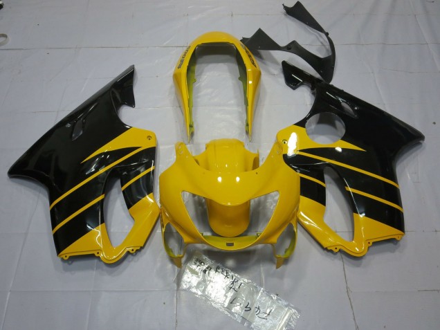 1999-2000 Gloss Yellow and Black Honda CBR600 F4 Fairings