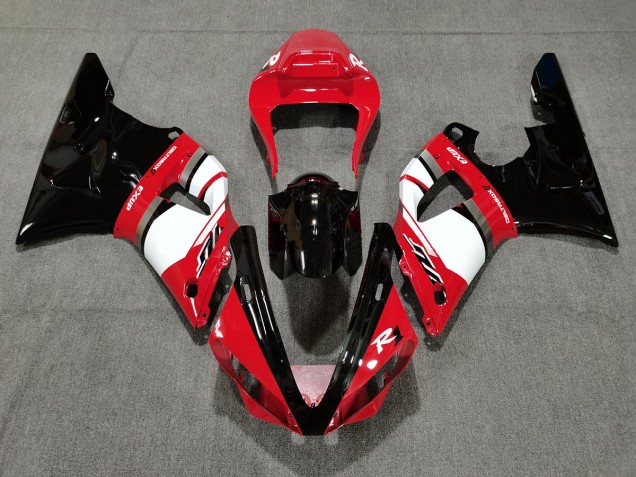 2000-2001 Red and Black Yamaha R1 Fairings 2000-2001 Red and Black Yamaha R1 Fairings