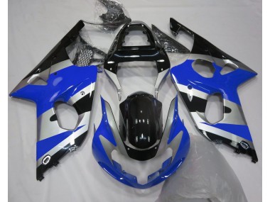 2000-2002 Blue Silver OEM Style Suzuki GSXR 1000 Fairings