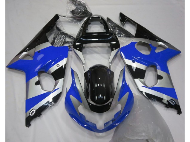 2000-2002 Blue Silver OEM Style Suzuki GSXR 1000 Fairings 2000-2002 Blue Silver OEM Style Suzuki GSXR 1000 Fairings