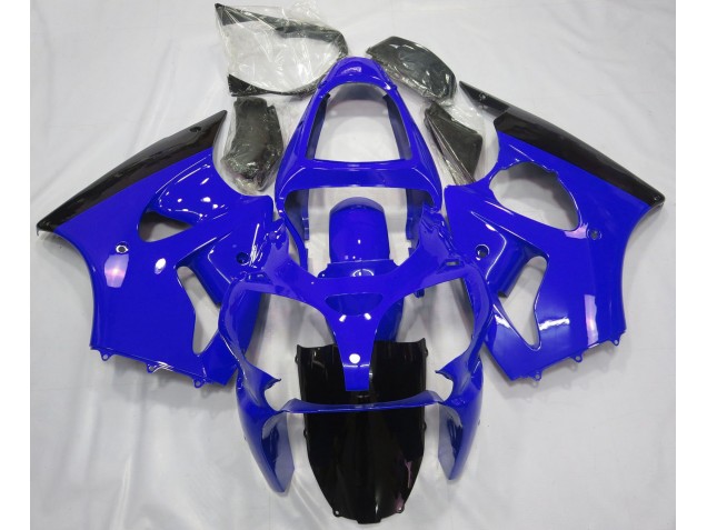 2000-2002 Gloss Blue & Black Kawasaki ZX6R Fairings 2000-2002 Gloss Blue & Black Kawasaki ZX6R Fairings