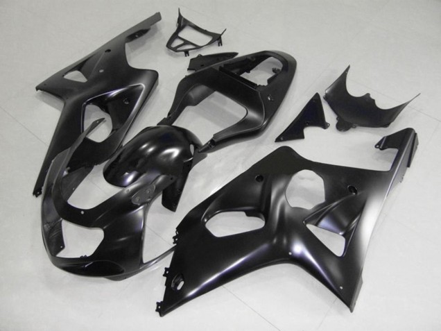 2000-2002 Matte Black Suzuki GSXR 1000 Fairings 2000-2002 Matte Black Suzuki GSXR 1000 Fairings