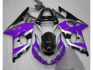 2000-2002 Purple Silver OEM Style Suzuki GSXR 1000 Fairings
