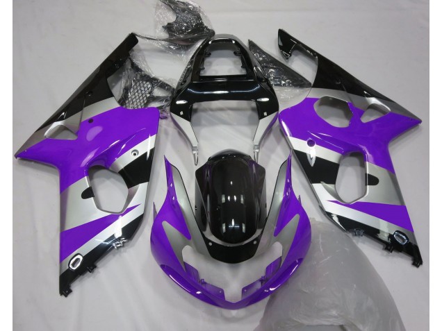 2000-2002 Purple Silver OEM Style Suzuki GSXR 1000 Fairings 2000-2002 Purple Silver OEM Style Suzuki GSXR 1000 Fairings