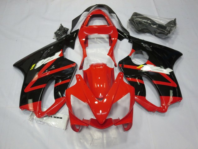 2001-2003 Black Red and Yellow i Honda CBR600 F4i Fairings
