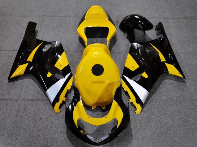 2001-2003 Black and Yellow Suzuki GSXR 600-750 Fairings 2001-2003 Black and Yellow Suzuki GSXR 600-750 Fairings