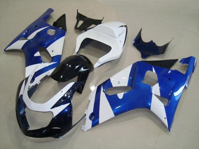 2001-2003 Blue and White OEM Style Suzuki GSXR 600-750 Fairings 2001-2003 Blue and White OEM Style Suzuki GSXR 600-750 Fairings