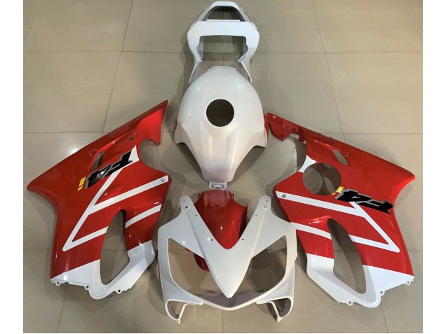 2001-2003 Gloss White and Red Honda CBR600 F4i Fairings 2001-2003 Gloss White and Red Honda CBR600 F4i Fairings