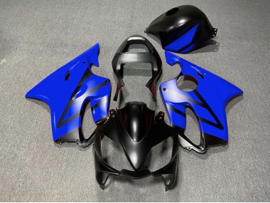 2001-2003 Matte Black and Blue Honda CBR600 F4i Fairings