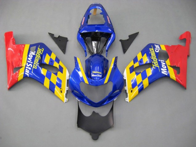 2001-2003 MoviStar Suzuki GSXR 600-750 Fairings 2001-2003 MoviStar Suzuki GSXR 600-750 Fairings