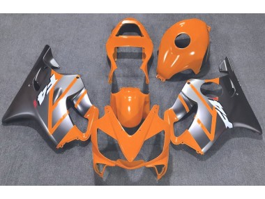 2001-2003 Orange and Matte Silver Honda CBR600 F4i Fairings