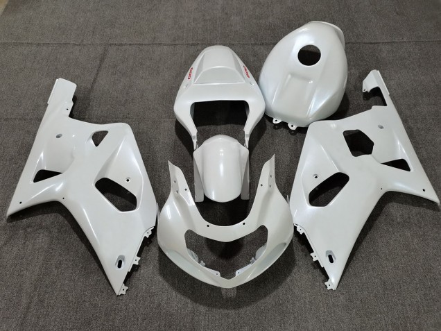 2001-2003 Pearl White Red Suzuki GSXR 600-750 Fairings 2001-2003 Pearl White Red Suzuki GSXR 600-750 Fairings