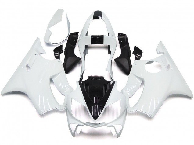 2001-2003 White and Black Honda CBR600 F4i Fairings