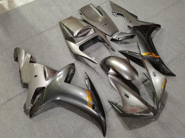 2002-2003 Gloss Silver & Gold Yamaha R1 Fairings