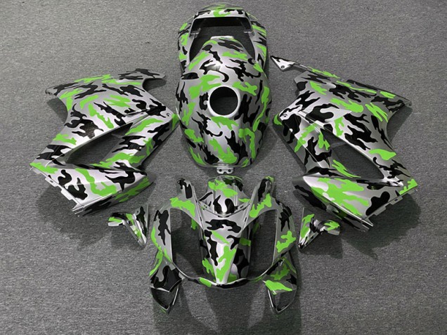 2002-2012 Green Camo Honda VFR800 Fairings 2002-2012 Green Camo Honda VFR800 Fairings