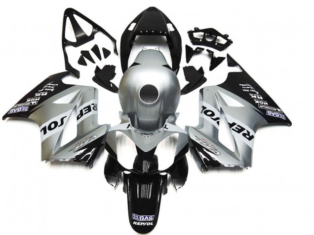 2002-2012 Silver Repsol Honda VFR800 Fairings 2002-2012 Silver Repsol Honda VFR800 Fairings