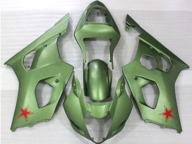 2003-2004 Army Green Suzuki GSXR 1000 Fairings 2003-2004 Army Green Suzuki GSXR 1000 Fairings