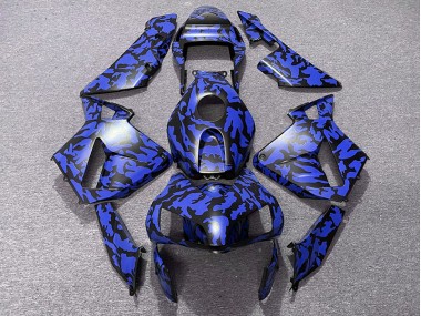2003-2004 Blue Camo Honda CBR600RR Fairings