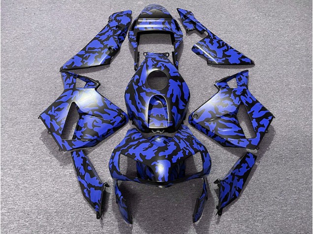 2003-2004 Blue Camo Honda CBR600RR Fairings 2003-2004 Blue Camo Honda CBR600RR Fairings