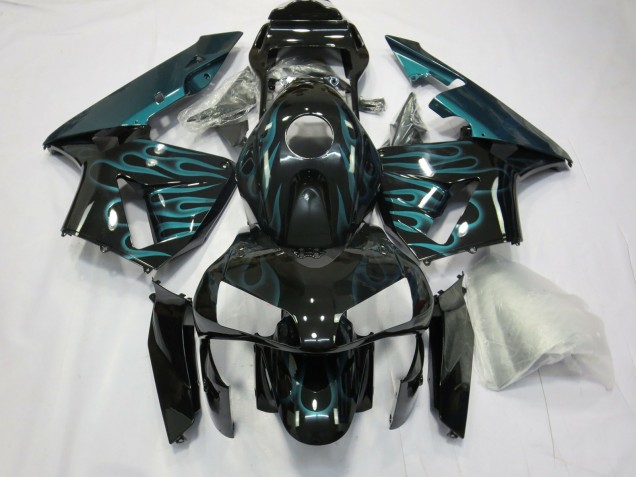2003-2004 Blue Flame Honda CBR600RR Fairings 2003-2004 Blue Flame Honda CBR600RR Fairings