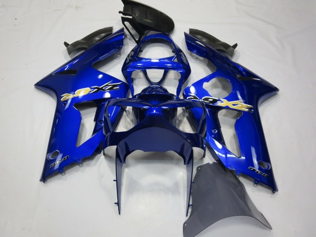 2003-2004 Blue OEM Style Kawasaki ZX6R Fairings