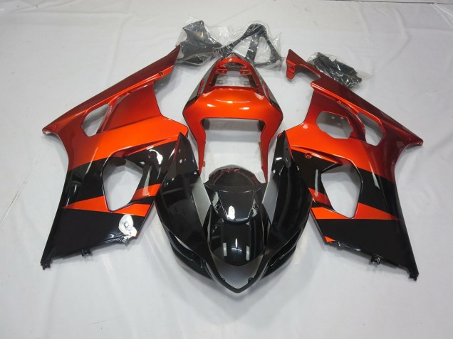 2003-2004 Burnt orange and Black Suzuki GSXR 1000 Fairings 2003-2004 Burnt orange and Black Suzuki GSXR 1000 Fairings