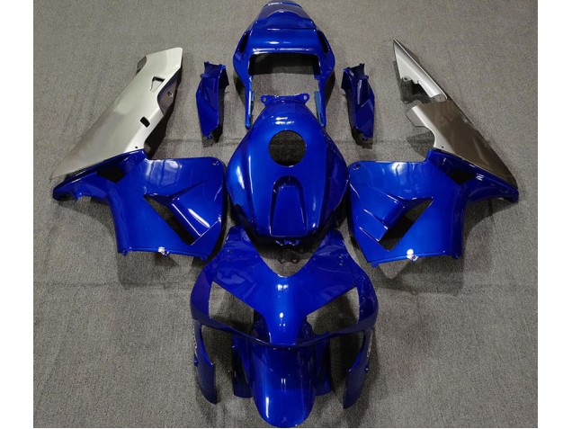 2003-2004 Deep Blue & Silver Honda CBR600RR Fairings