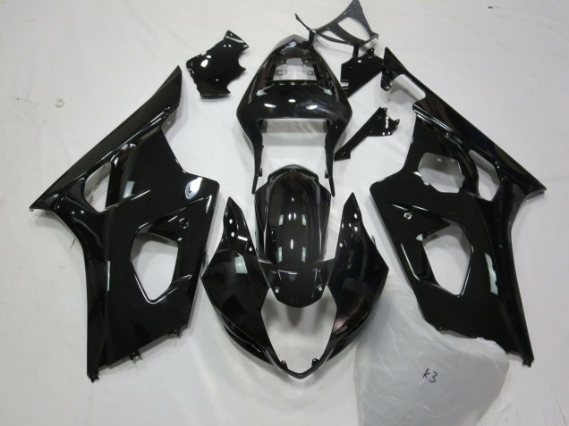 2003-2004 Gloss Black Suzuki GSXR 1000 Fairings 2003-2004 Gloss Black Suzuki GSXR 1000 Fairings