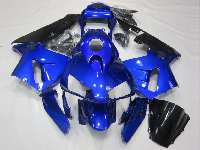 2003-2004 Gloss Blue and Black Honda CBR600RR Fairings 2003-2004 Gloss Blue and Black Honda CBR600RR Fairings